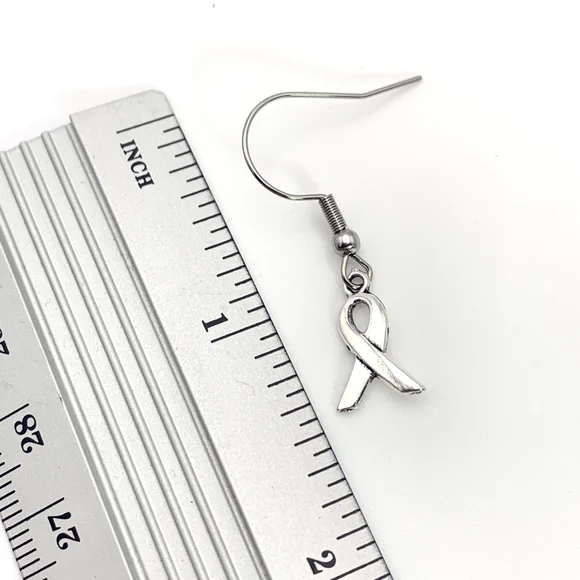Awareness Ribbon Earrings - Picture 5 of 5